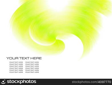 Abstract fractal background with space for text, vector illustration