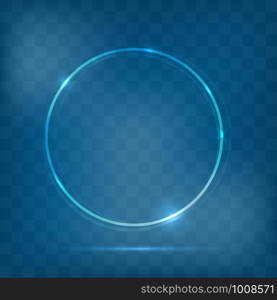 Abstract frame circle neon light chess gradient background. Abstract frame neon light background