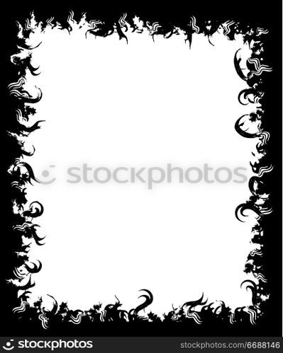 Abstract frame, elements for design, vector