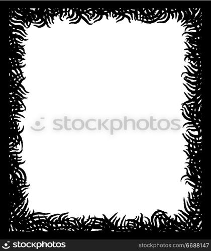 Abstract frame, elements for design, vector