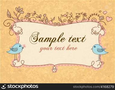 abstract frame vector illustration