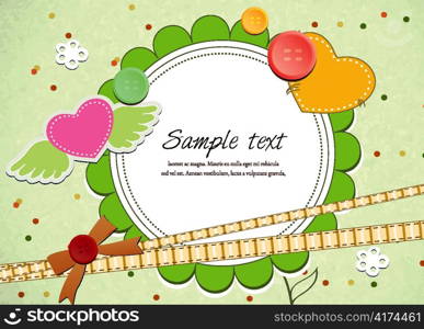 abstract frame vector illustration