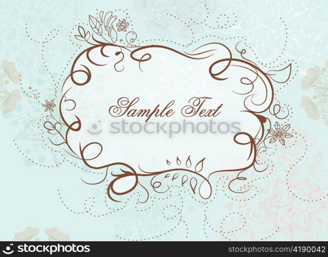 abstract frame vector illustration