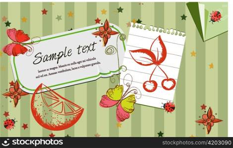 abstract frame vector illustration
