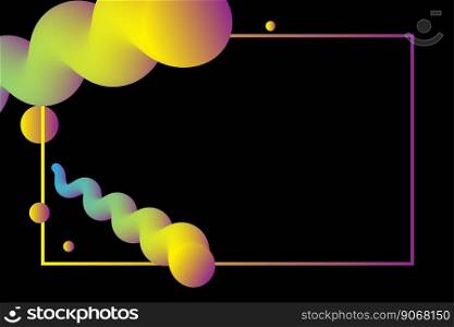 Abstract frame with fluid curve. Banner, flyer. Vector illustration. EPS 10.. Abstract frame with fluid curve. Banner, flyer. Vector illustration.