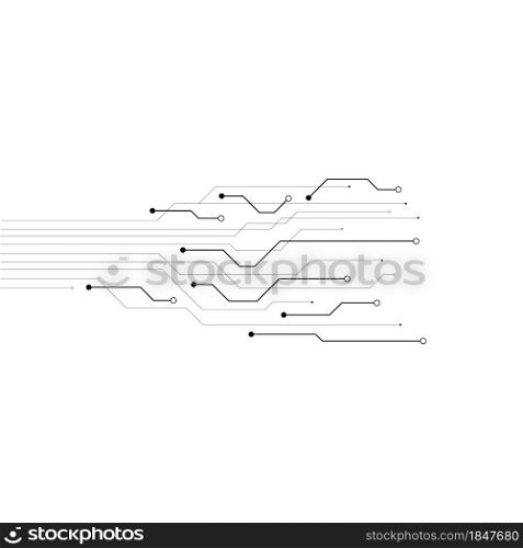 Abstract future digital science technology concept