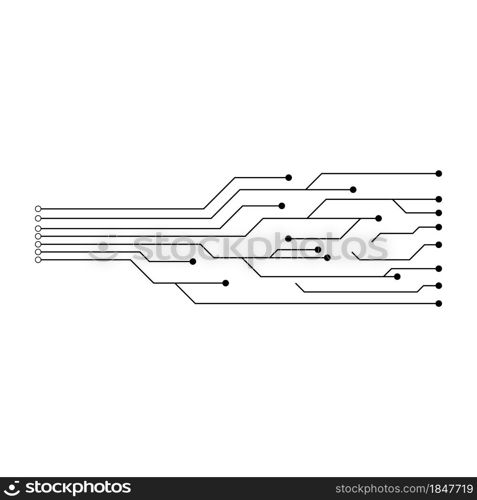 Abstract future digital science technology concept