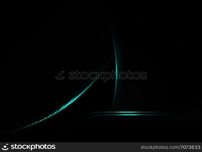 Abstract Futuristic Background with Illuminated Edges