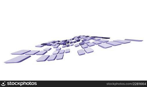 Abstract Futuristic Grid Business Background. Checked Business Background. Vector Illustration.