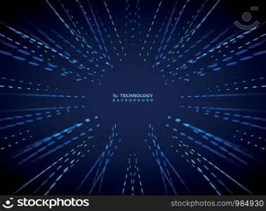 Abstract futuristic line technology of circles motion. You can use for ad, poster, artwork, template design, print. illustration vector eps10