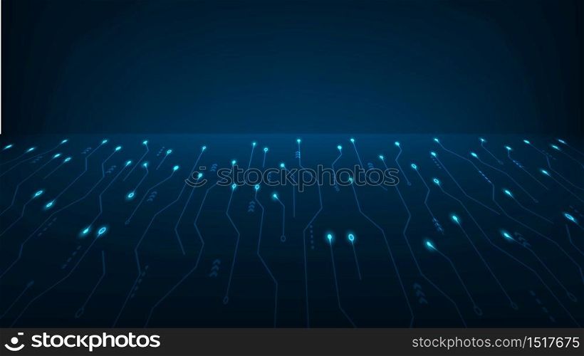 Abstract futuristic technology background, vector illustration