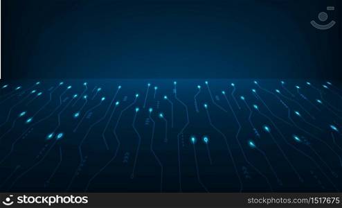 Abstract futuristic technology background, vector illustration