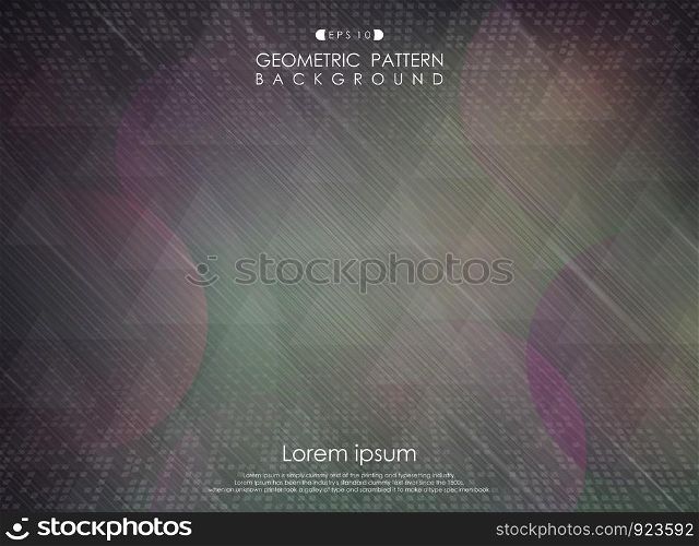 Abstract futuristic technology stripe line colorful pattern of future presentation, vector eps10
