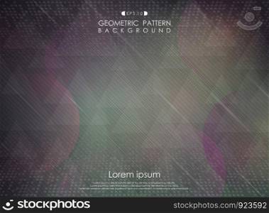 Abstract futuristic technology stripe line colorful pattern of future presentation, vector eps10