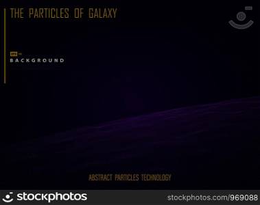 Abstract galaxy space out of universe in night light presentation. Use for poster, ad, template design, artwork. illustration vector eps10