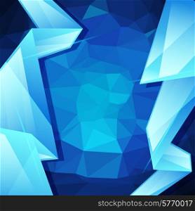 Abstract geometric background design template.