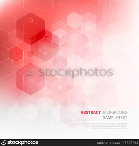 Abstract Geometric Background Design. Vector Abstract science Background. Hexagon geometric design. EPS 10