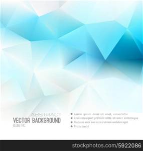 Abstract Geometric Background Design. Vector Abstract science Background. Polygonal geometric design. EPS 10