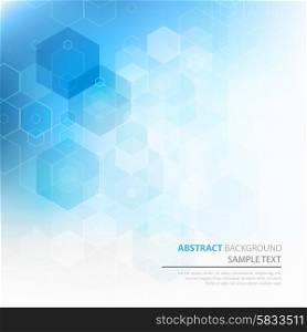 Abstract Geometric Background Design. Vector Abstract sciense Background. Hexagon geometric design. EPS 10