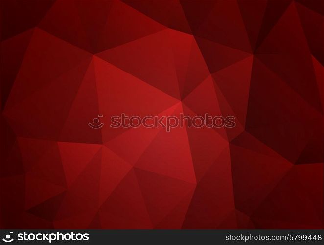 Abstract Geometric Background for Design . Vector red Abstract Geometric Background for Design EPS10