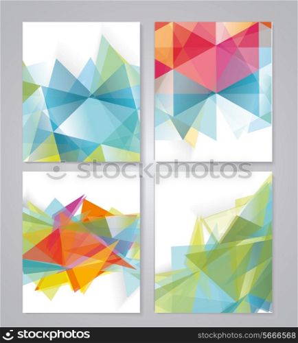 Abstract geometric background for use in design. Vector