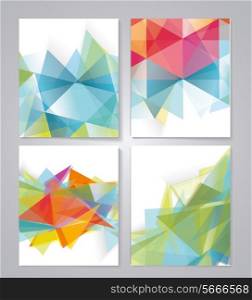 Abstract geometric background for use in design. Vector