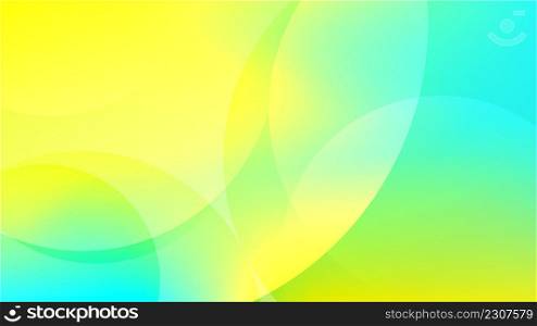 Abstract geometric background. Green shapes composition for poster, flyer and landing page. Vector gradient futuristic wallpaper. EPS 10