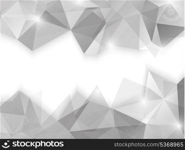 Abstract geometric background in gray color.