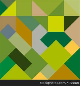 Abstract geometric background in yellow-green tones for design and decoration of flyer, booklets, textiles and wrappers, texture and embossing