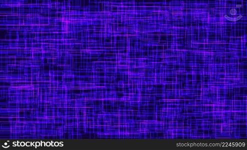 Abstract geometric background of blue and purple lines and rectangles on a dark background. Vector illustration.. Abstract geometric background of blue and purple lines and rectangles on a dark background.