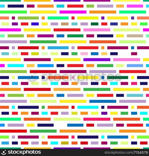 Abstract geometric background of color lines for packaging design, paper printing, simple backgrounds and texture, textiles and fabric.