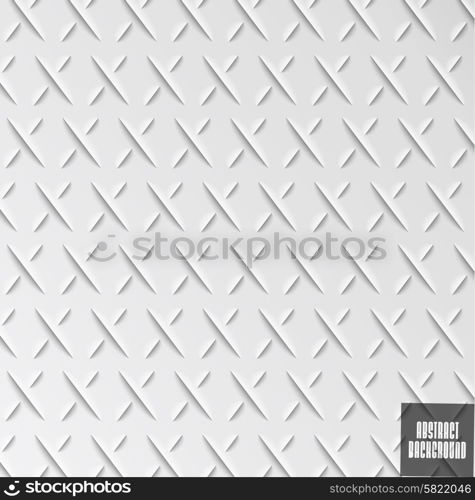 Abstract geometric background, paper cut texture with shadow. Simple clean background texture, interior wall panel pattern.