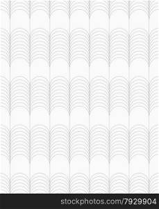 Abstract geometric background. Seamless flat monochrome pattern. Simple design.Slim gray circles forming ridges.