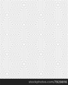 Abstract geometric background. Seamless flat monochrome pattern. Simple design.Slim gray triangles.