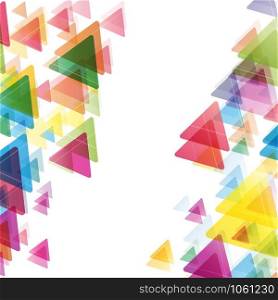 Abstract geometric background, vector illustration with triangles