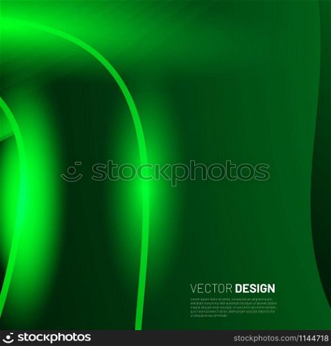 Abstract geometric Background. Wave Gradient Shape with light. Vector Illustration For Wallpaper, Banner, Background, Card, landing page , etc