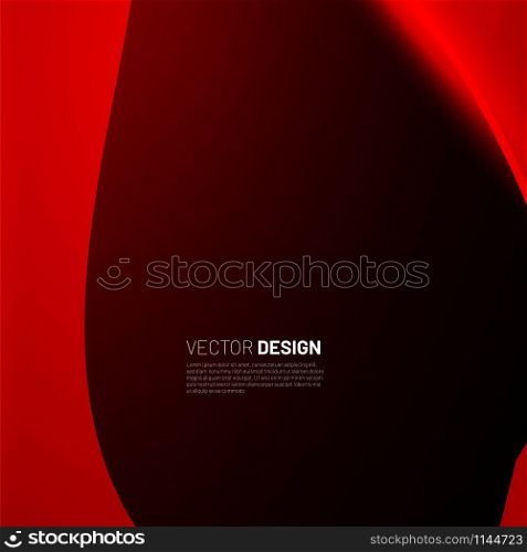 Abstract geometric Background. Wave Gradient Shape with light. Vector Illustration For Wallpaper, Banner, Background, Card, landing page , etc