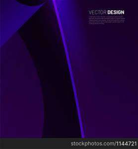Abstract geometric background. wavy and color purple. Vector illustrations for wallpapers, banners, backgrounds, cards, landing pages, etc.