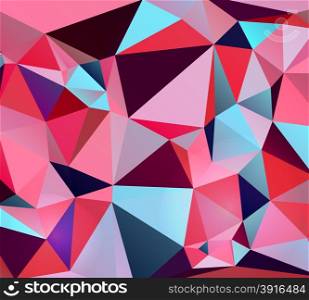 abstract geometric background with color triangular polygons.. Colorful abstract vector. triangular geometric