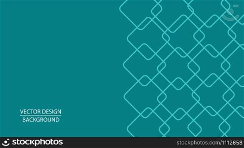 Abstract geometric background with contours of intersecting squares for textiles, packaging, paper printing, simple backgrounds and textures, cover art prints.