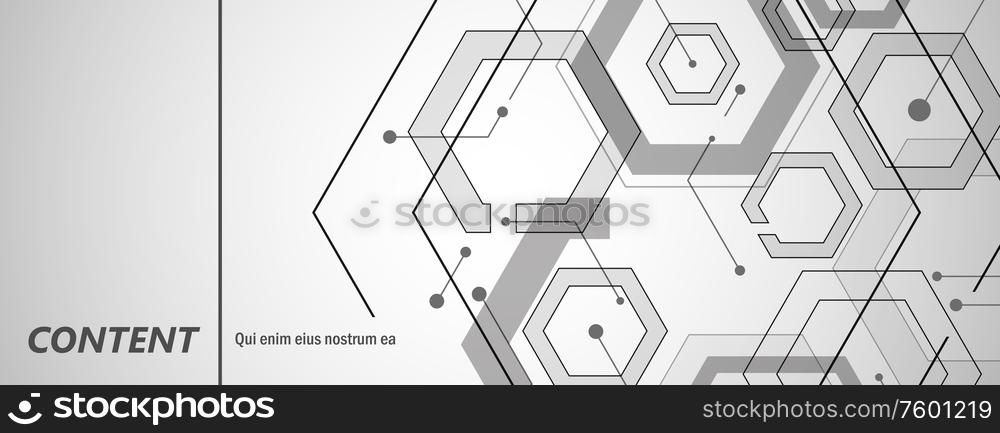 Abstract geometric background with gexagon shapes.. Abstract geometric background with gexagon shapes