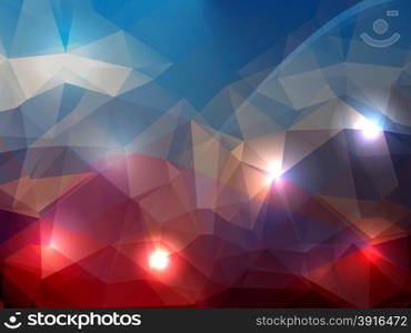 Abstract geometric background with polygons. Vector background. Abstract triangular background