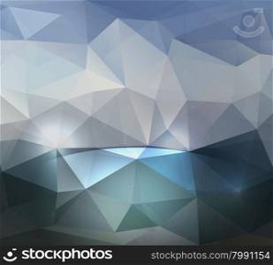Abstract geometric background with triangular polygons. Vector. Colorful abstract vector. triangular geometric