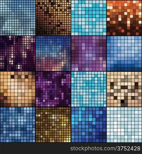 Abstract Geometric backgrounds. Mosaic vector backgrounds. vector backgrounds.