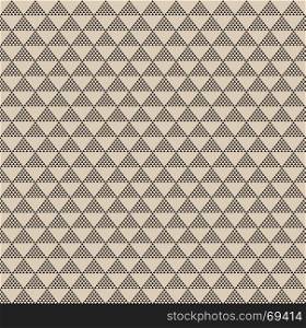 Abstract geometric black triangle pattern background, Vector illustration