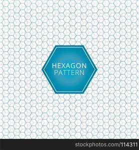 Abstract geometric blue, gray hexagon pattern overlap background. technology elements. Vector illustration