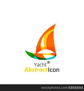 Abstract geometric business corporate emblem. Abstract geometric business corporate emblem. Logo icon design for travel or any other idea