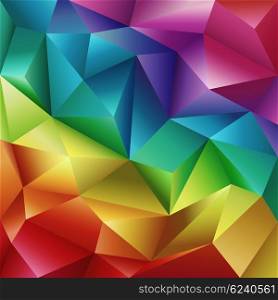 Abstract Geometric Colorful Cut Paper Background