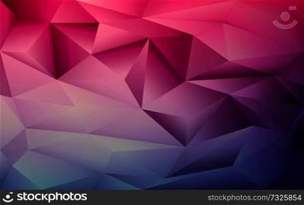 Abstract geometric colorful poligonal background. Vector digital background for business, web, applications. Abstract vector wallpaper.