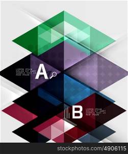 Abstract geometric concept. Abstract geometric concept. Modern business brochure or leaflet, flyer and cover template